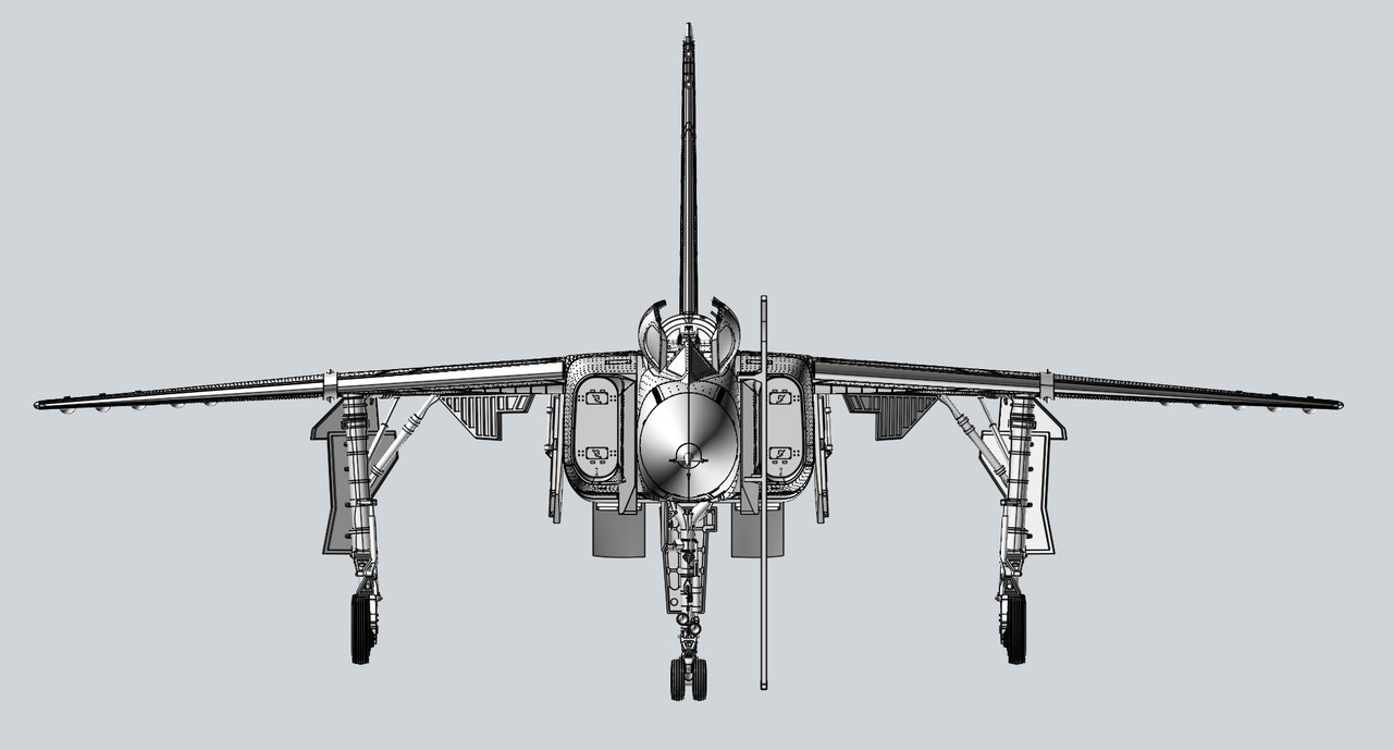 1-48-1-72-avro-canada-cf-105-arrow-3d-printed-kit-project-by-zsolt
