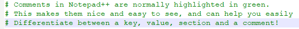 Notepad++ YAML Example