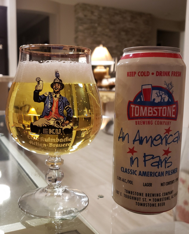 Tombstone Classic American Pilsner