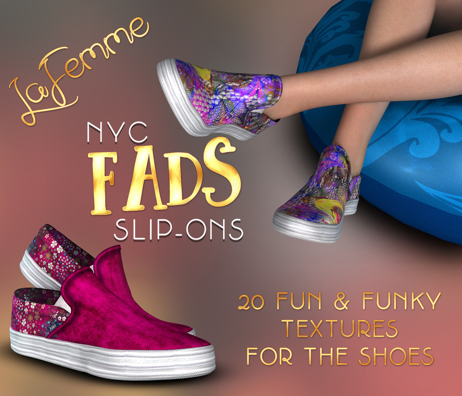 NYC Fads SlipOns for La Femme