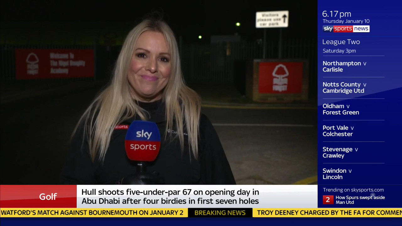 10 January - 18.00.00 - Sky Sports News At 6 2019. A comprehensi