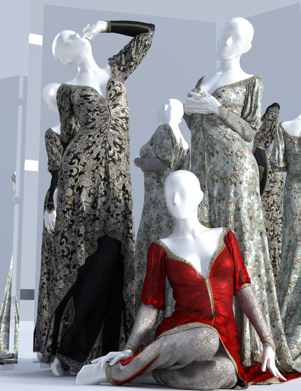 dForce Duchess Dress Textures dForce Duchess Dress Textures