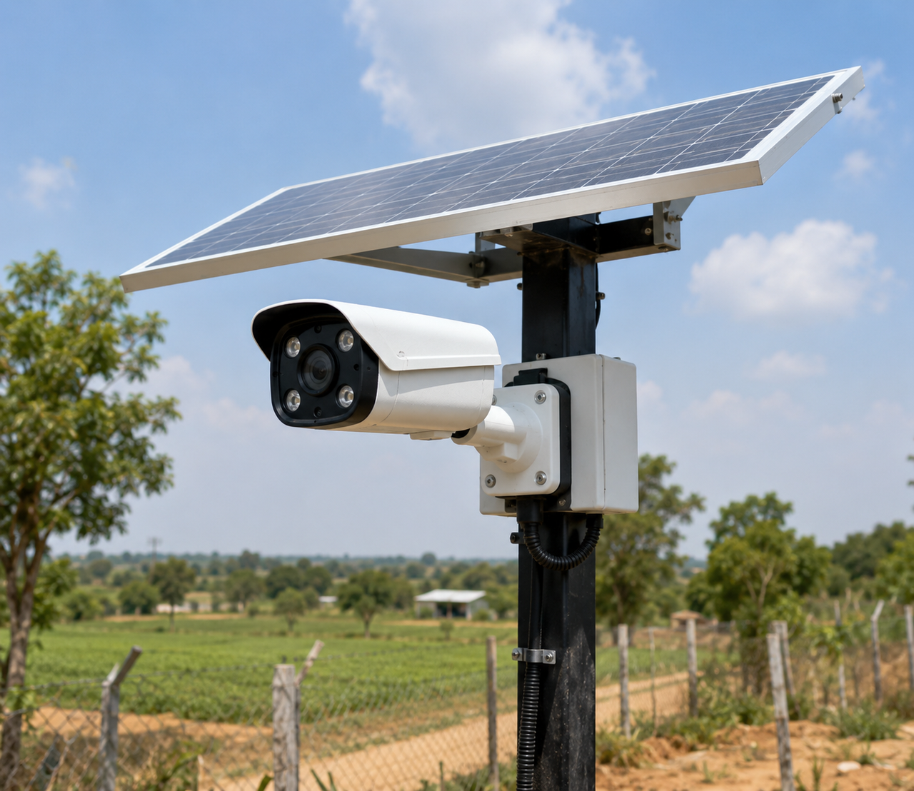 Solar Camera Installation