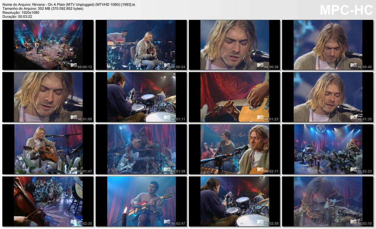 Nirvana - On A Plain (MTV Unplugged) (MTVHD 1080i) [18.11.1993].ts