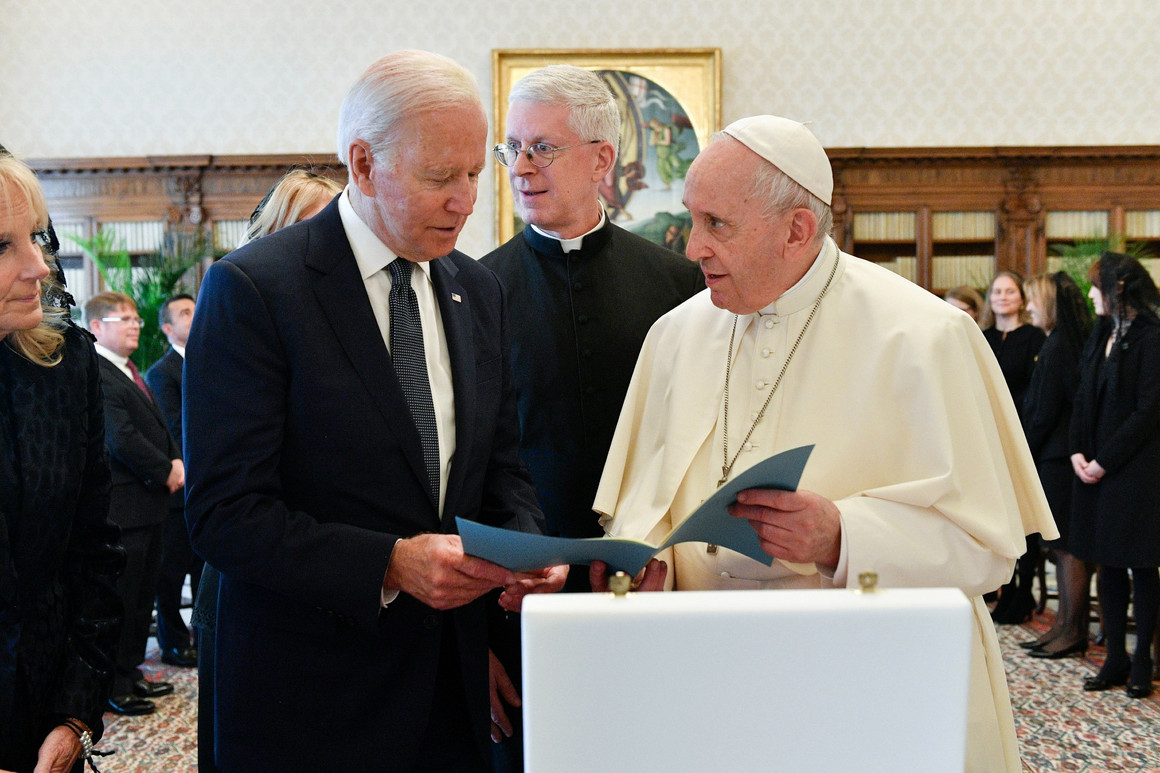 Joe Biden y el Papa Francisco tuvieron una de la reuniones más duraderas