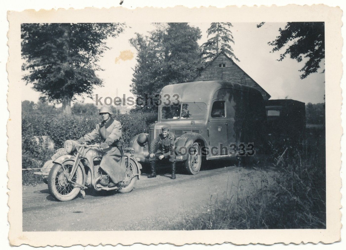 Foto Kradmelder Motorrad Zündapp K 600 Krad Chev