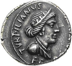 Glosario de monedas romanas. FERONIA. 2
