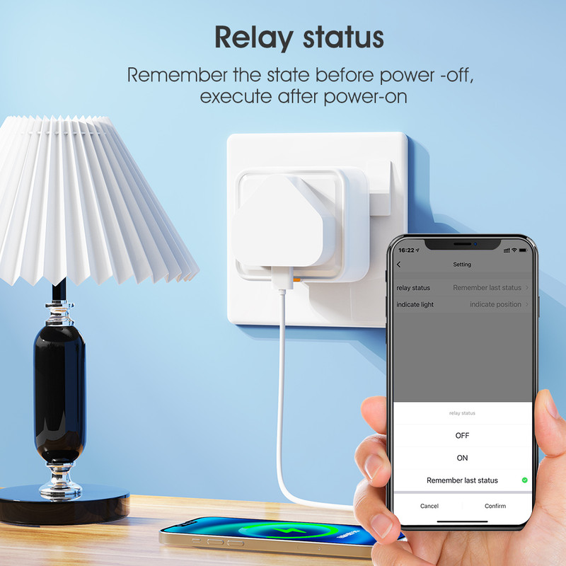 Tuya Smart Universal WiFi Plug Socket 16A with Power Monitoring | Smart Life App, Timer, Remote & Voice Control thumbnail 2 - Smart Dream Home Lanka