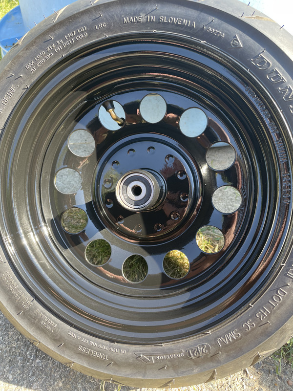 DIY wheel painting Scooter Forums