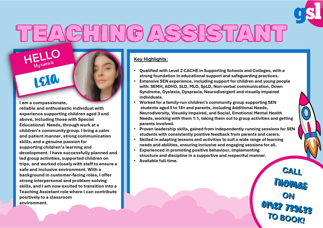 Leia - Teaching Assistant