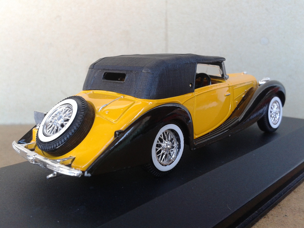 1939 Delahaye 135 M Cabriolet Figoni & Falaschi (Solido - nº 40 Coches inolvidables Salvat) (4)