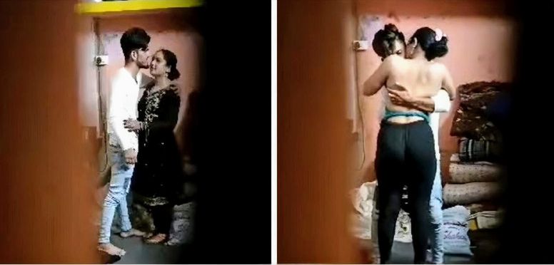 Desi girlfriend caught in camera romantic video