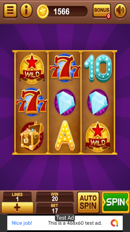 Lucky Slot - Slot Machine Game Android Studio Project with AdMob Ads + Ready to Publish
