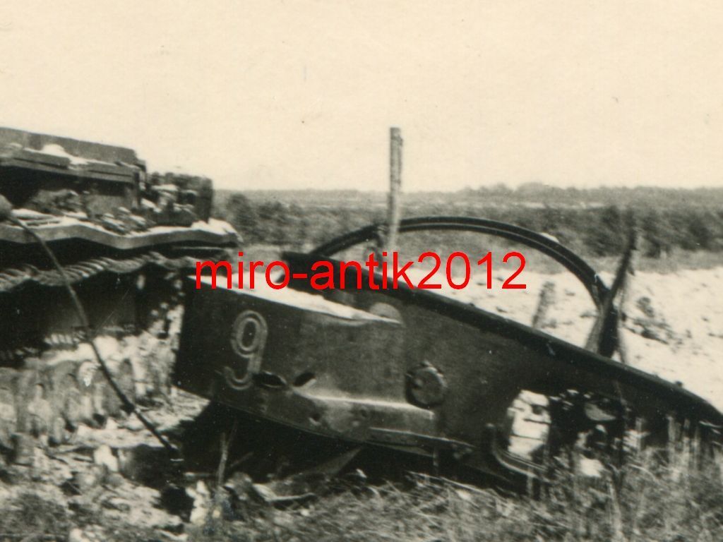 Foto, Panzer-Regiment 39, Nahaufnahme, zerstörte