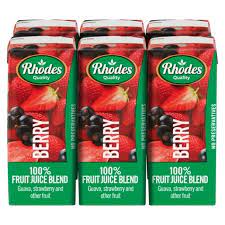 Rhodes Berry Juice 6 x 200ml