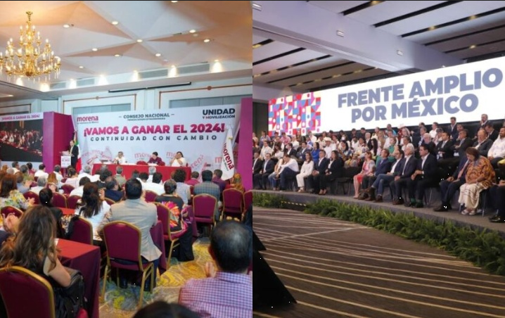 Morena y Va por México, arrancaron de lleno la carrera presidencial al 2024