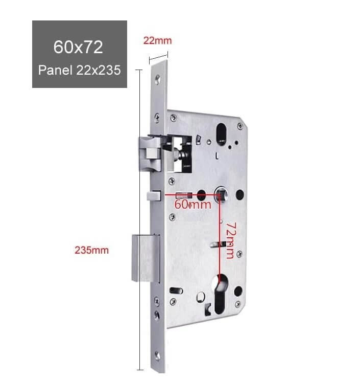 Cuerpo de cerradura 6072.