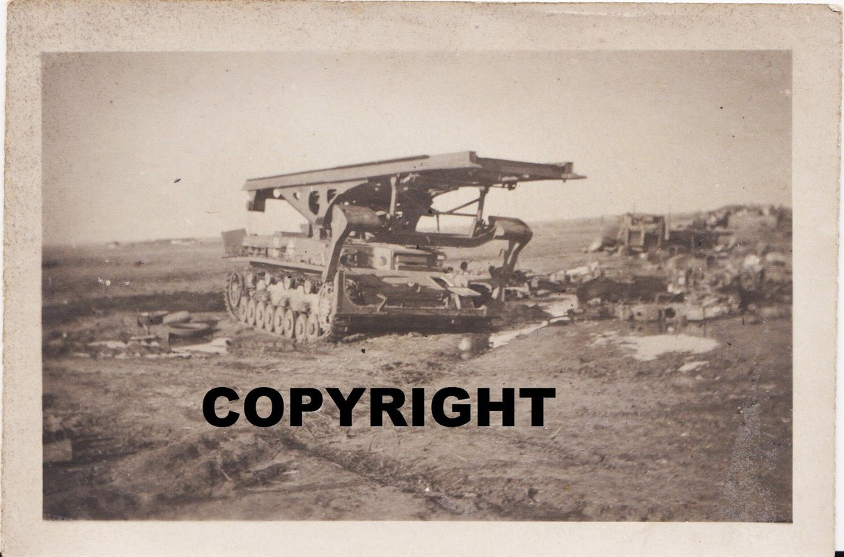 Orig.Foto Panzer Brückenpanzer Brückenleger IV b