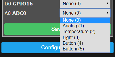 ADC configuration