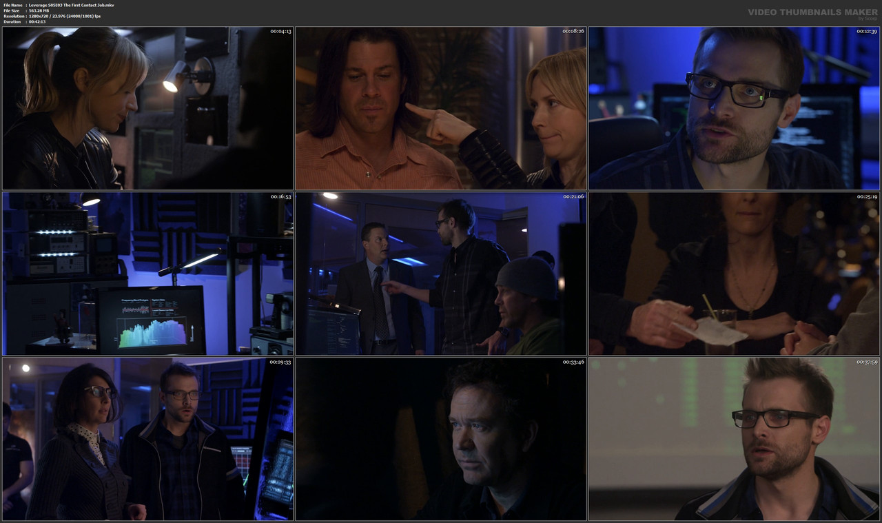 Leverage S05E03 The First Contact Job.mkv