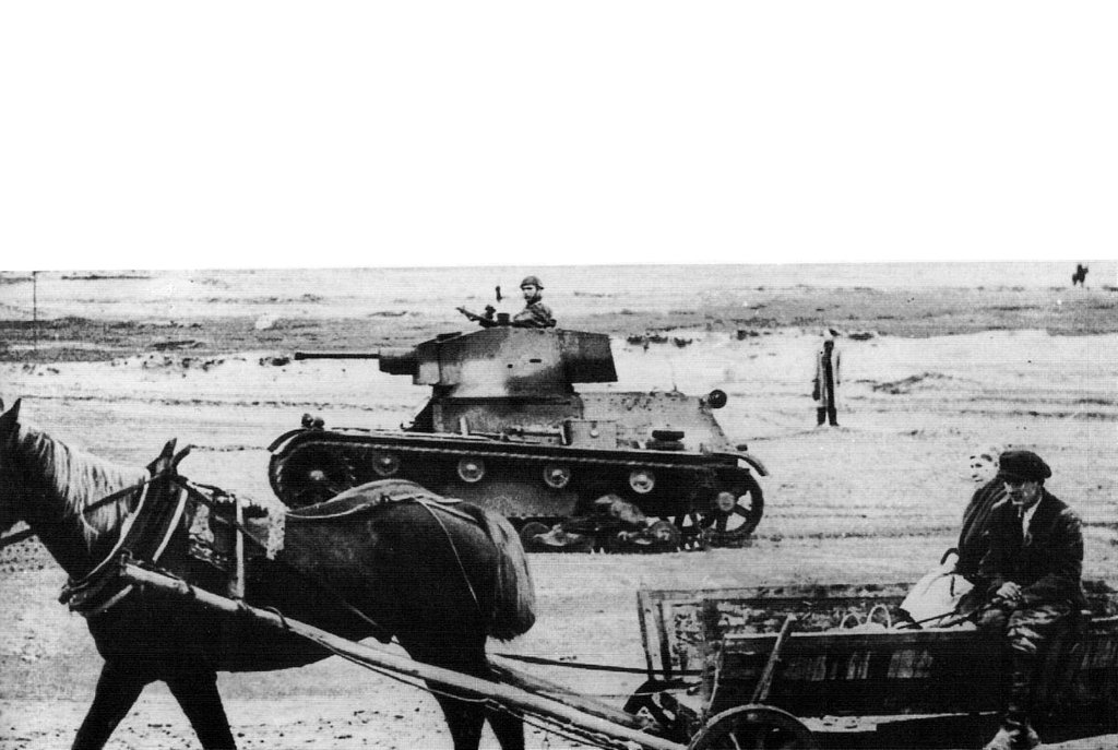 Tanque 7TP en septiembre de 1939