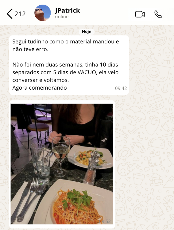 Relato de aluno