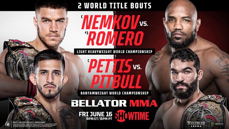 Немков - Ромеро и Фрейре - Петис в Bellator 297 през юни