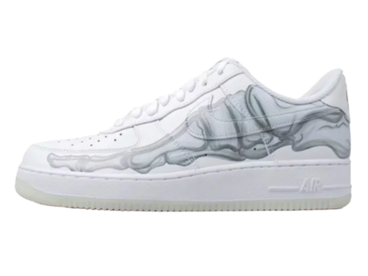 Air Force 1 Skeleton White