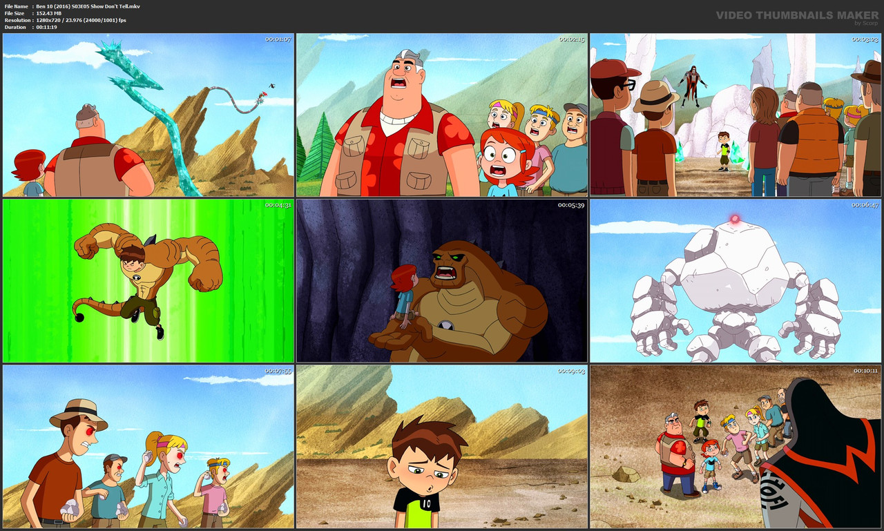 Ben 10 (2016) S03E05 Show Don't Tell.mkv