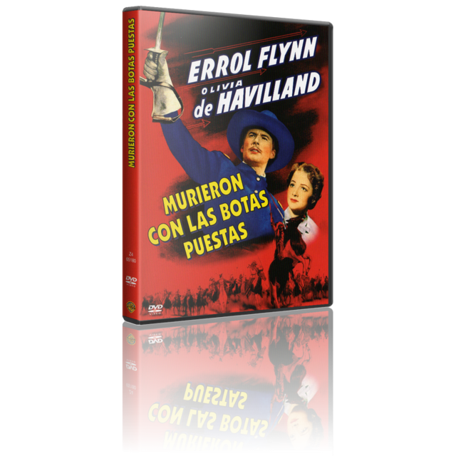 Portada - Murieron con las Botas Puestas [DVD9 Full][Pal][Cast/Ing/Ale][Sub:Varios][Western][1941]