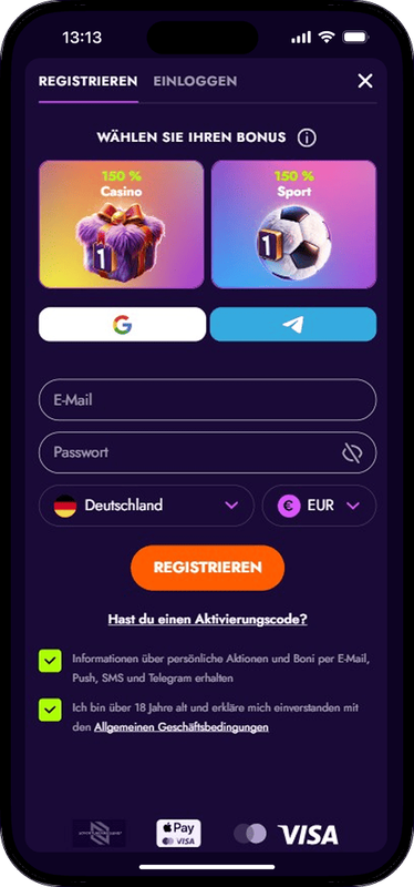 irwin casino registrierung