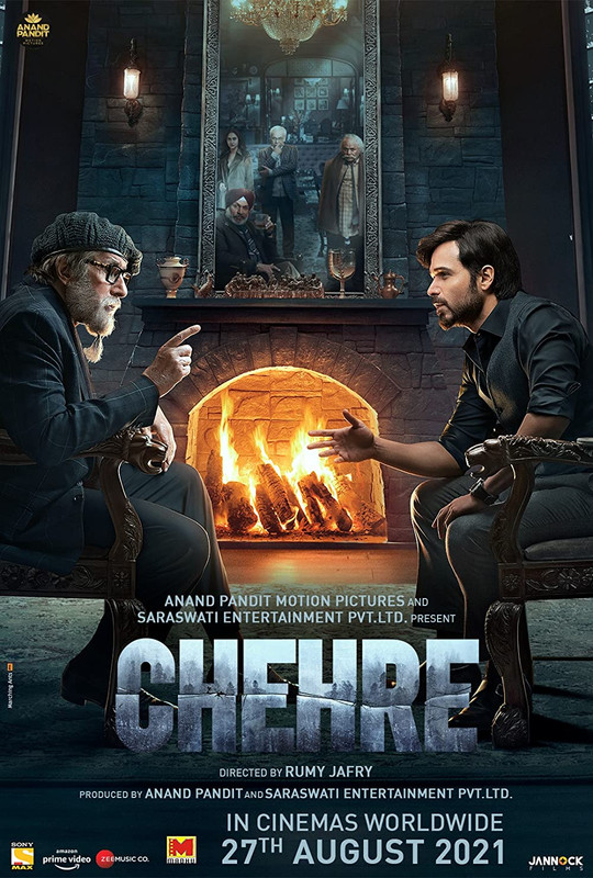 CHEHRE (2021) - Hindi - HDRip - 720p - x264 - 900MB - ESub - QRips
