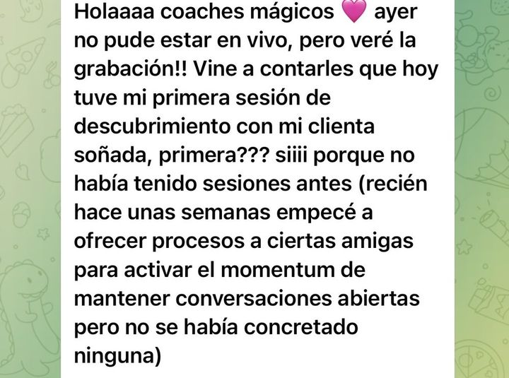 Mi primera sesión de descubrimiento con mi clienta soñada