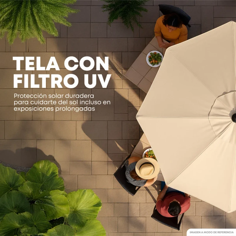 Beneficios sombrilla premium