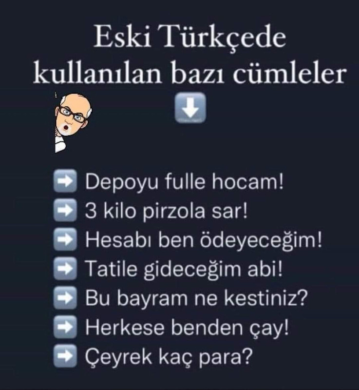 eski türkce