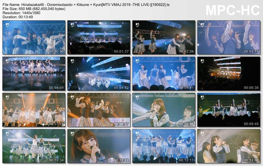 Hinatazaka46 - Doremisolasido   Kitsune   Kyun[MTV VMAJ 2019 -TH