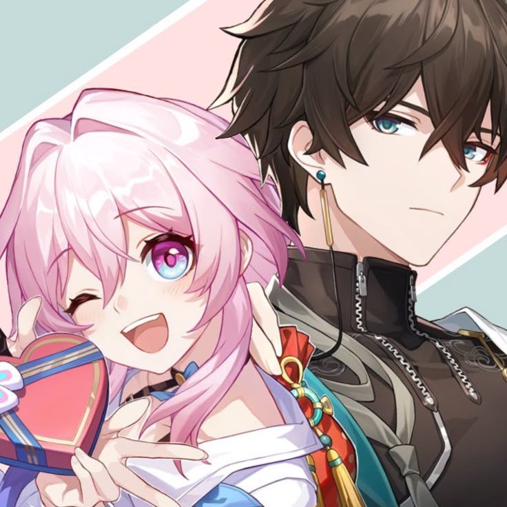 March 7th + Dan Heng - Honkai Star Rail (can i go on a small rant i hate renheng so painfully bad fuck ok i hate the shippers too theyr god awfully annoying.)