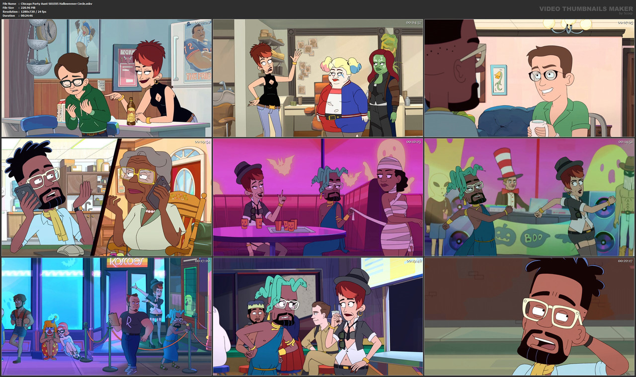 Chicago Party Aunt S01E05 Halloweener Circle.mkv