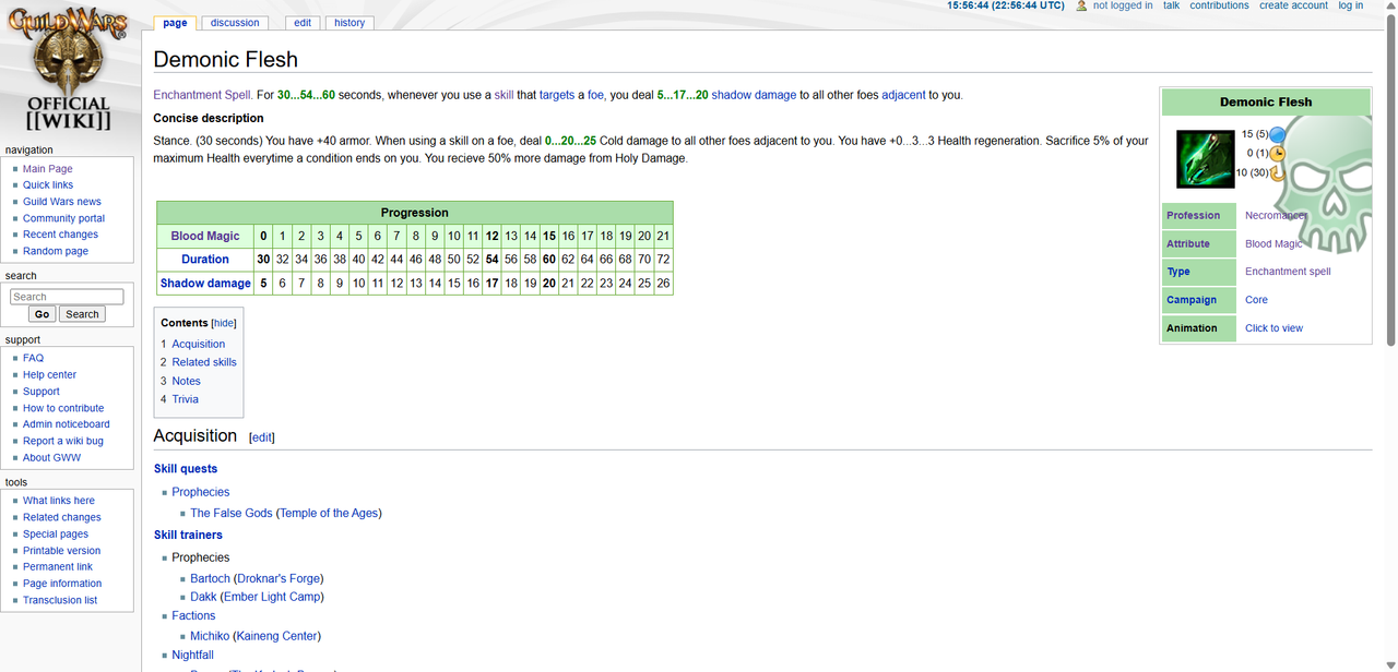 Demonic flesh (stance)