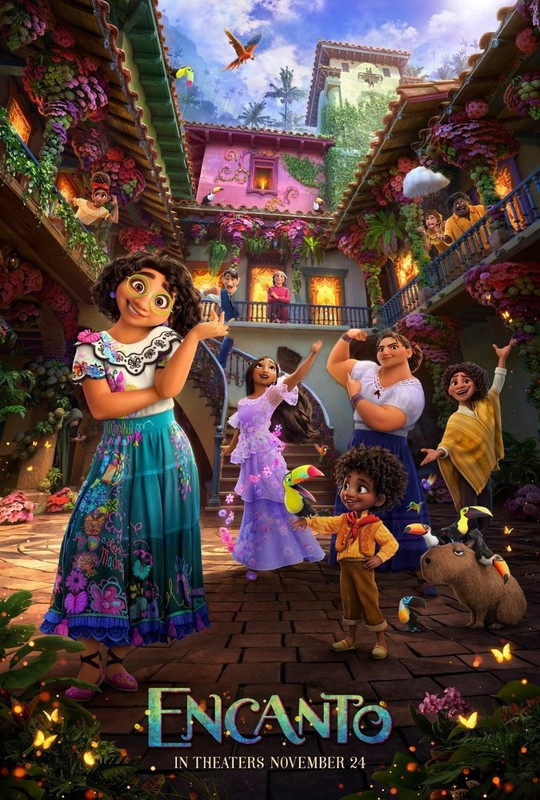 Encanto (2021) Full Movie In Hindi Hollywood Animation Hindi Dubbed Dual Audio HD HEVC ESub
