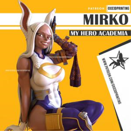 OXO3D - Rumi Usagiyama (Mirko) - My Hero Academia – 3D Print