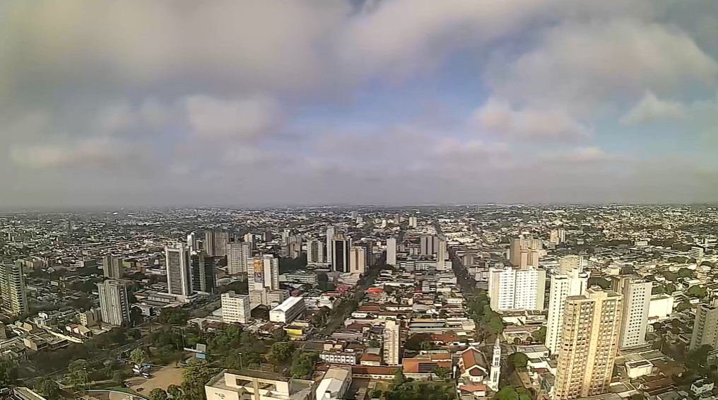 Campo Grande nesta manhã de quarta-feira, 27