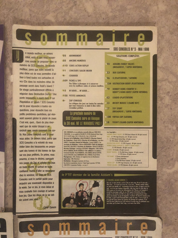 SOS Consoles Numéro 3