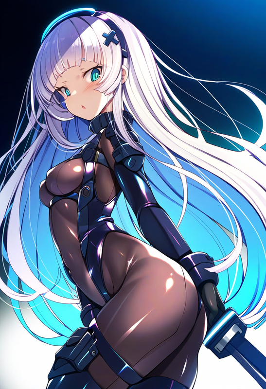 1girl, torisan, aqua eyes, long hair, hime cut, white hair, {short bangs}, old,  s-2711343059
