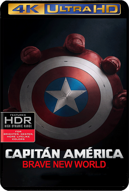 Capitán América Brave New World (3Audios)[2025][FullUHD 2160p][Dolby Vision][HDR10][Castellano DTS-HD 7.1 DTS-HD 5.1 AC3 5.1-Ingles TrueHD 7.1+Subs]