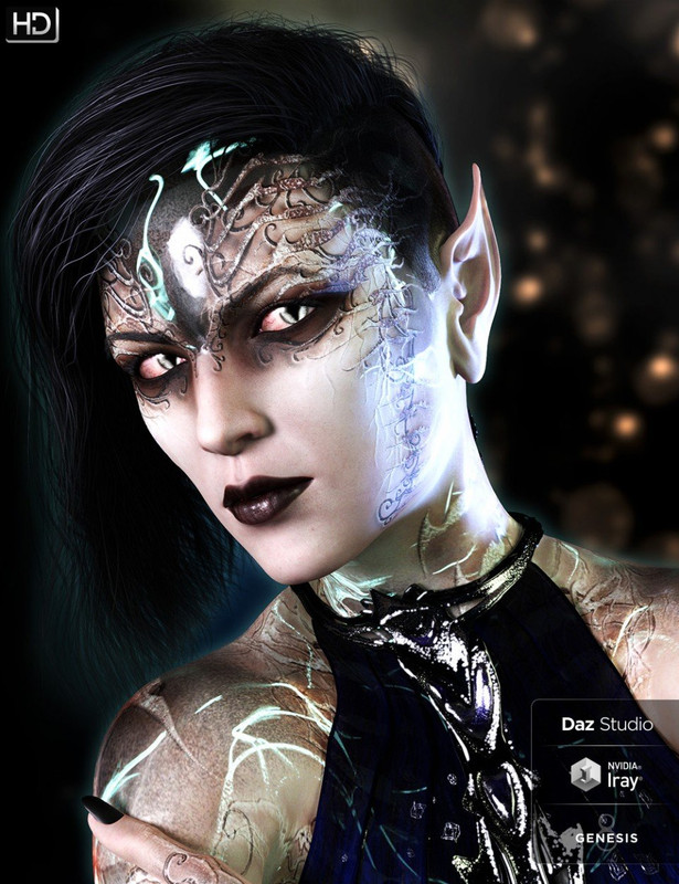 Qabbalah HD Addon for Genesis 8 Female(s) Qabbalah HD Addon for Genesis 8 Female(s)