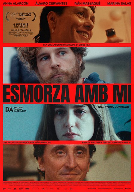 PÓSTER DE LA PELÍCULA “DESAYUNA CONMIGO”, DE IVÁN MORALES