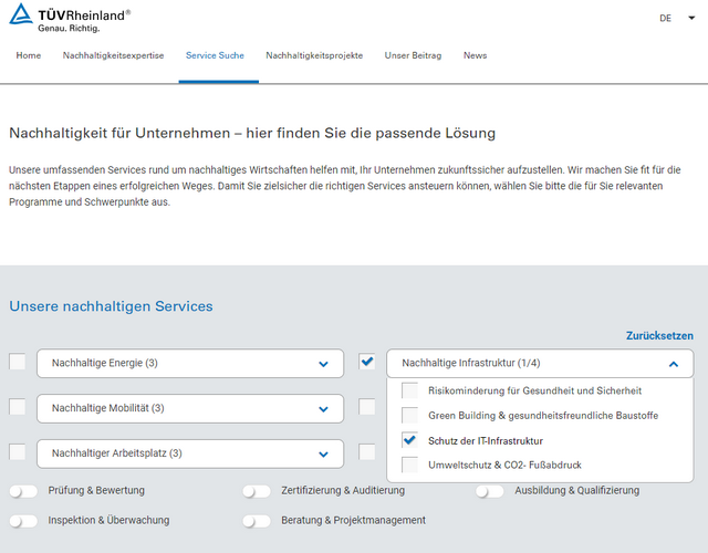Schutz der IT-Infrastruktur beim TÜV Rheinland als Service Schutz der IT-Infrastruktur beim TÜV Rheinland als Service