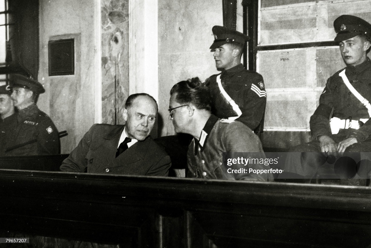 Kesselring durante el juicio
