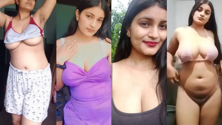 Desi Sexy Busty Girl Stripping Nude & Fucked